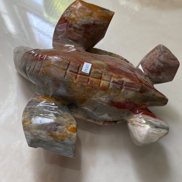 Carved Stone Sea Turtle from Peru - Picture 2 of 4